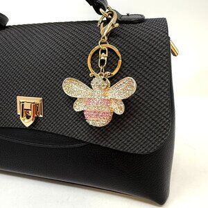 🎁Holiday Special! Pink Bumble Bee Handbag Charm